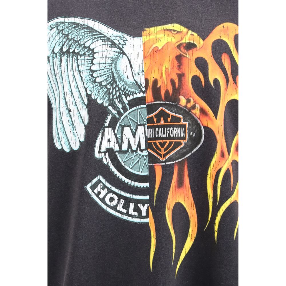 Amiri Black Cotton Men's T-Shirt
