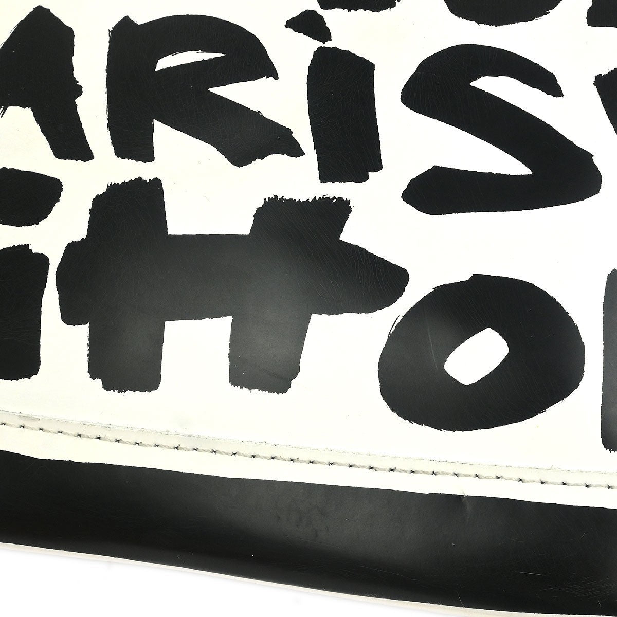 Louis Vuitton Alma Handbag Limited Edition Graffiti Leather Black Leather Handbag (Pre-Owned)