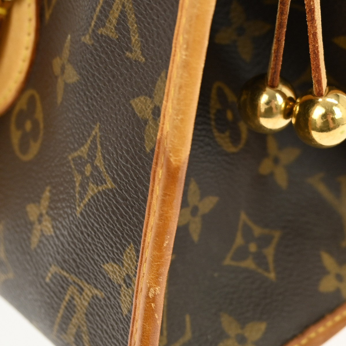 Louis Vuitton Popincourt Handle Bag Monogram Canvas Brown Canvas Handbag (Pre-Owned)