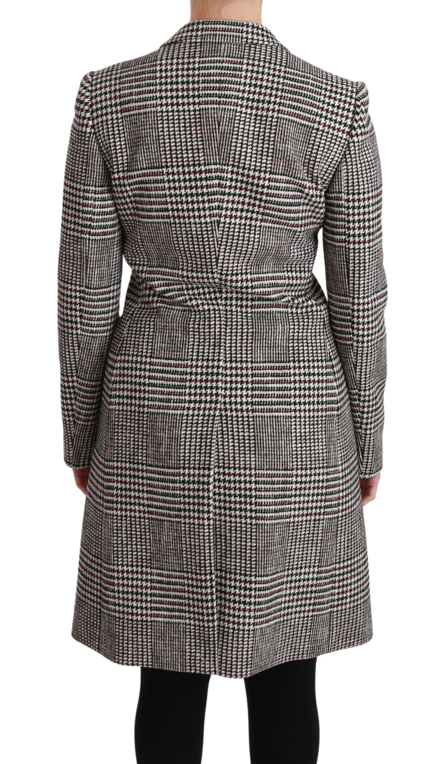 Dolce & Gabbana Multicolor Trench Knee Long Jacket Women's Coat