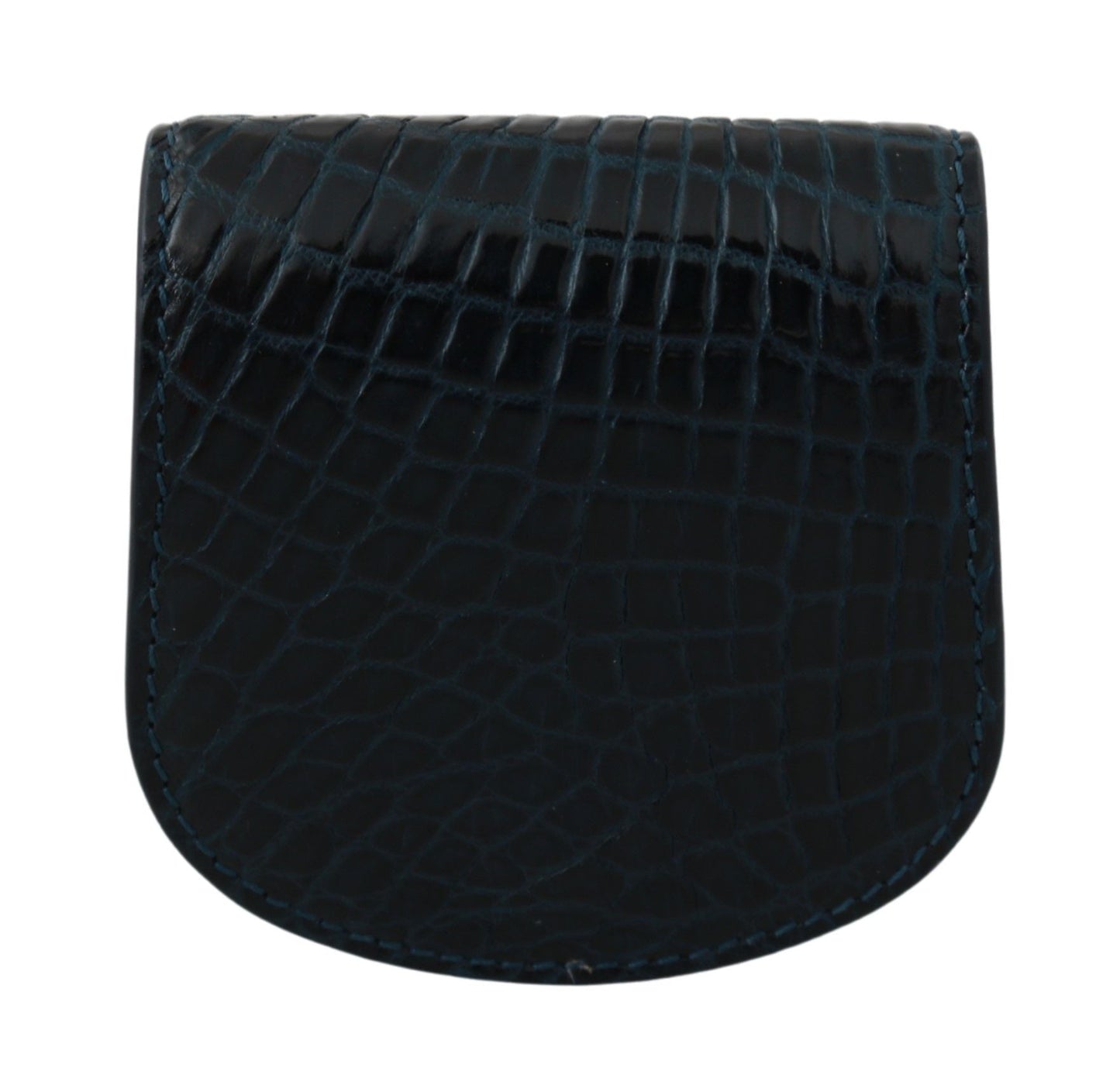 Dolce & Gabbana Blue Exotic Skins Condom Case Holder Men's Pocket