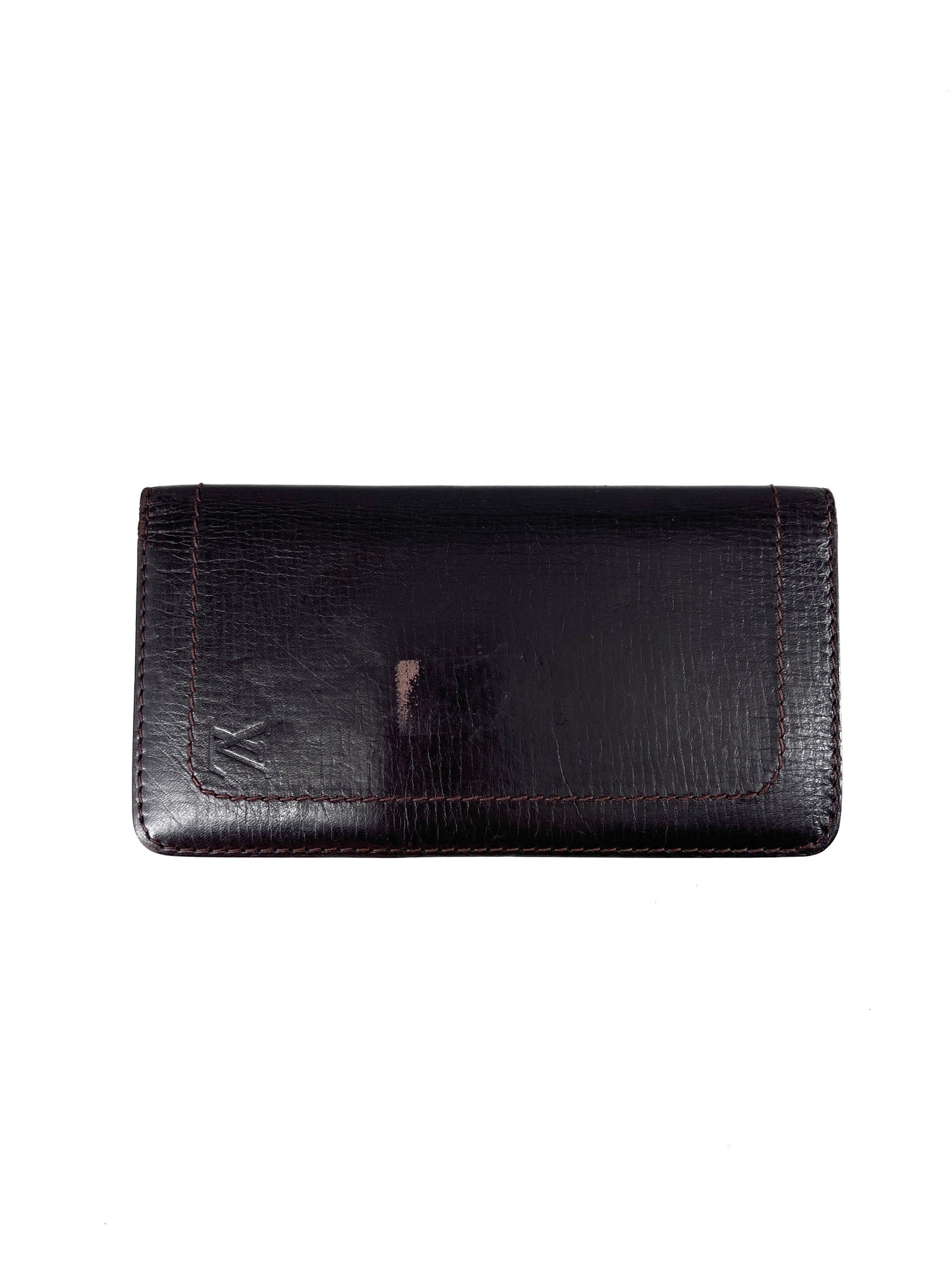 Louis Vuitton Neverfull Pochette Leather Black Leather Bag (Pre-Owned)