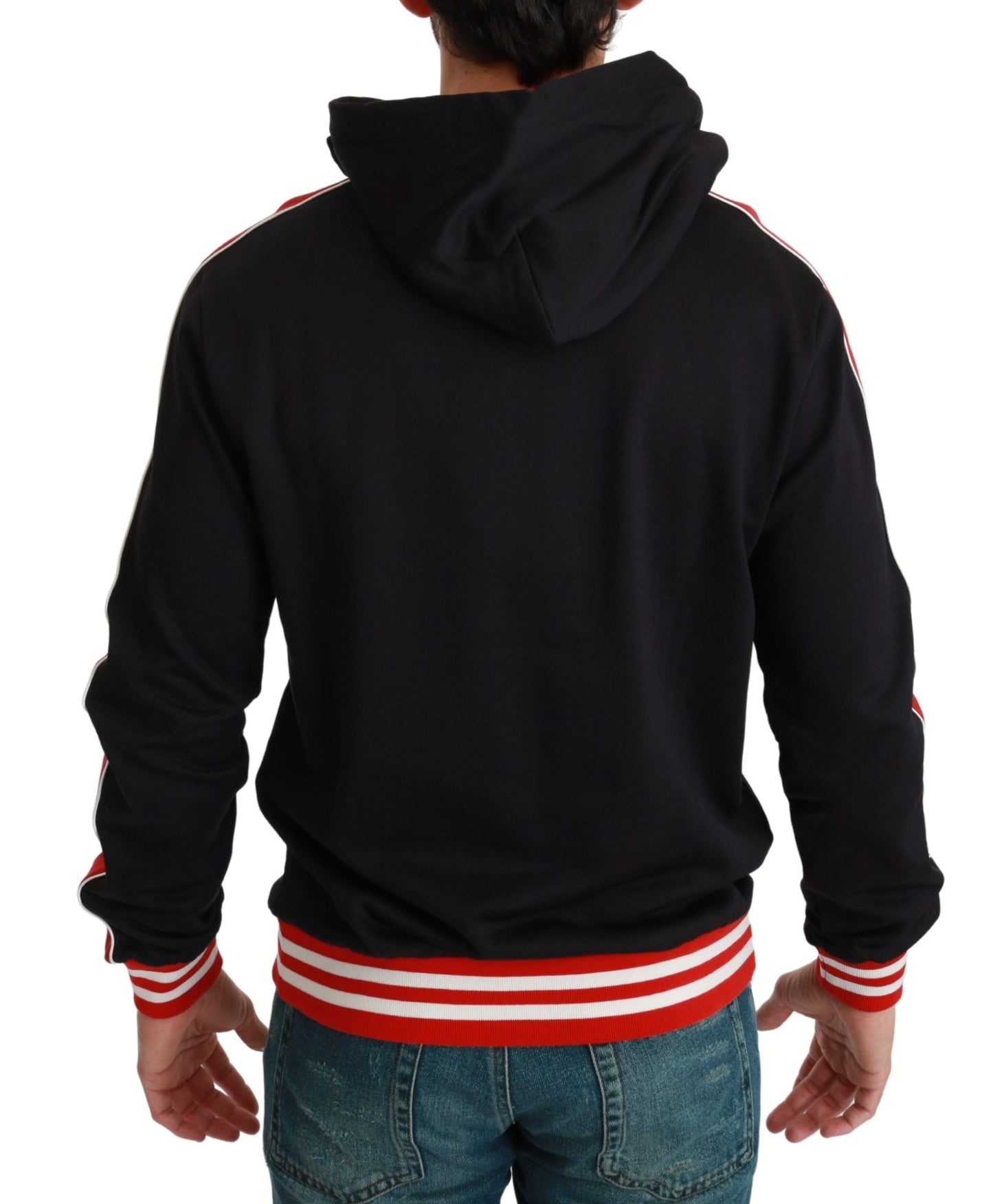 Dolce & Gabbana Black Pig of the Year Hooded Men's Sweater