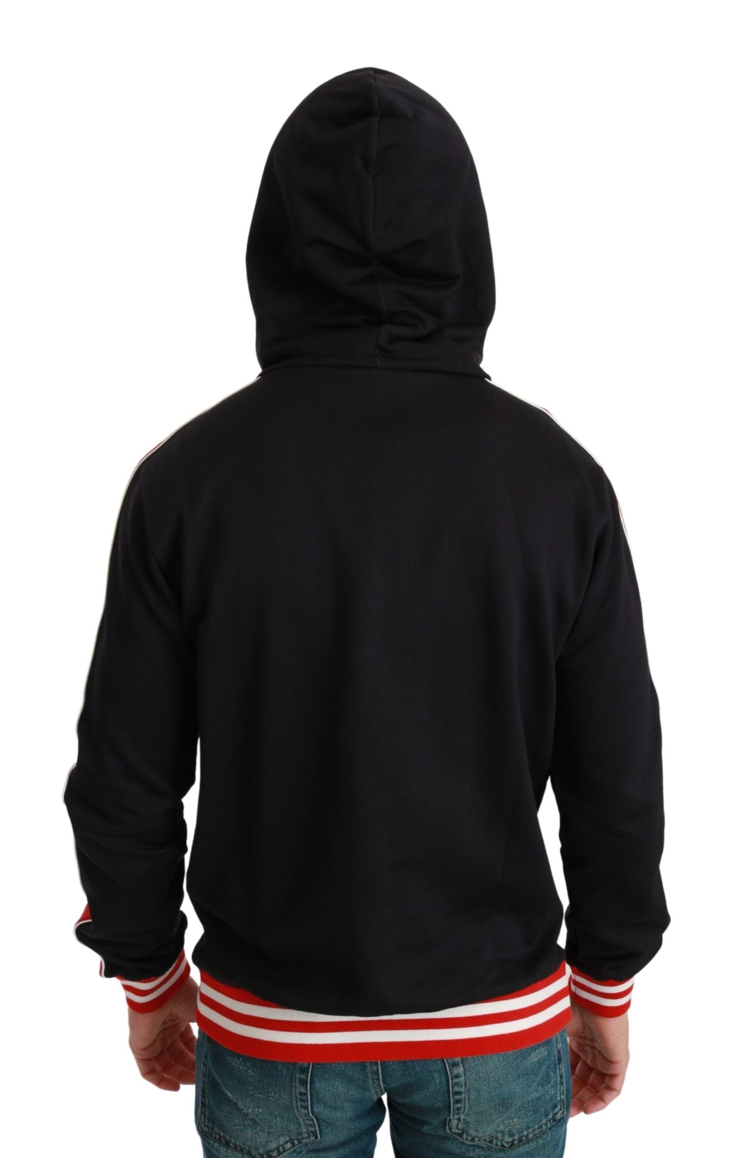Dolce & Gabbana Black Pig of the Year Hooded Men's Sweater