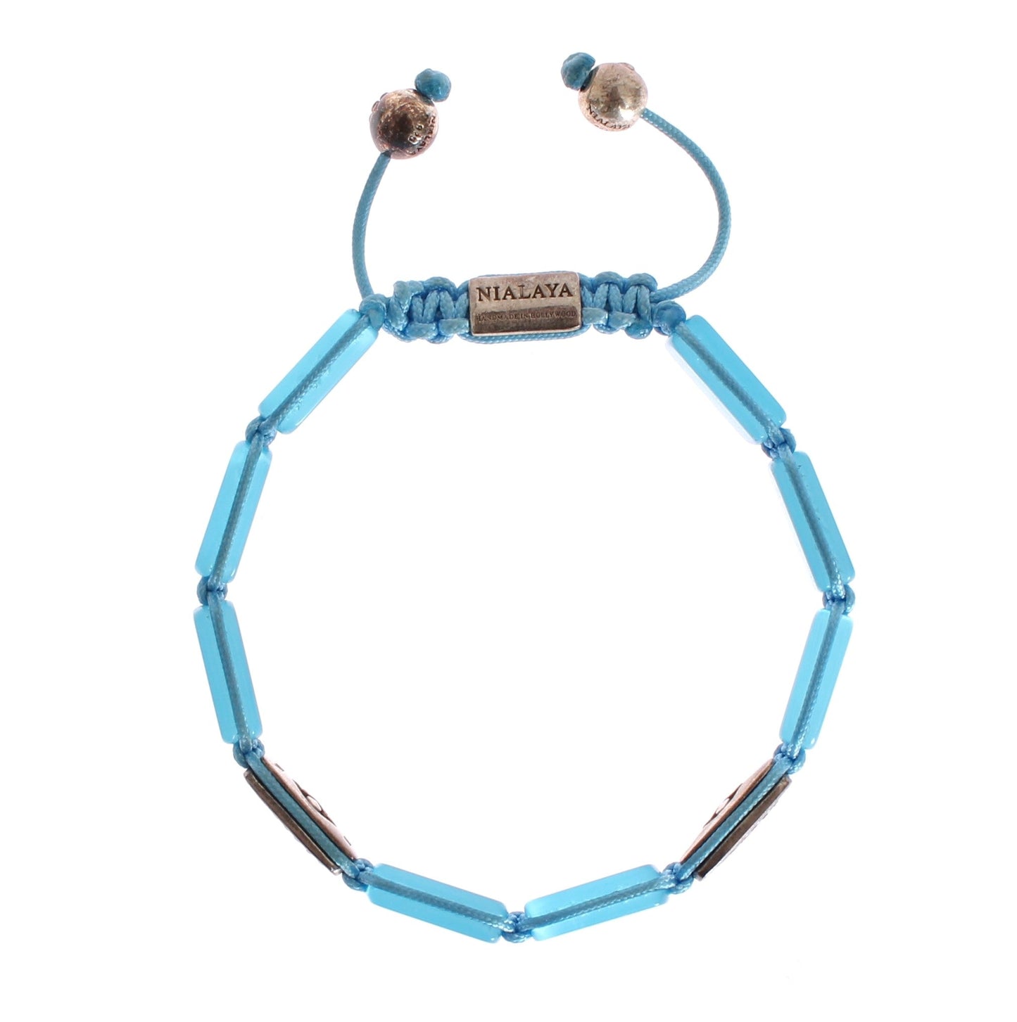 Nialaya CZ Opal 925 Silver Women's Bracelet