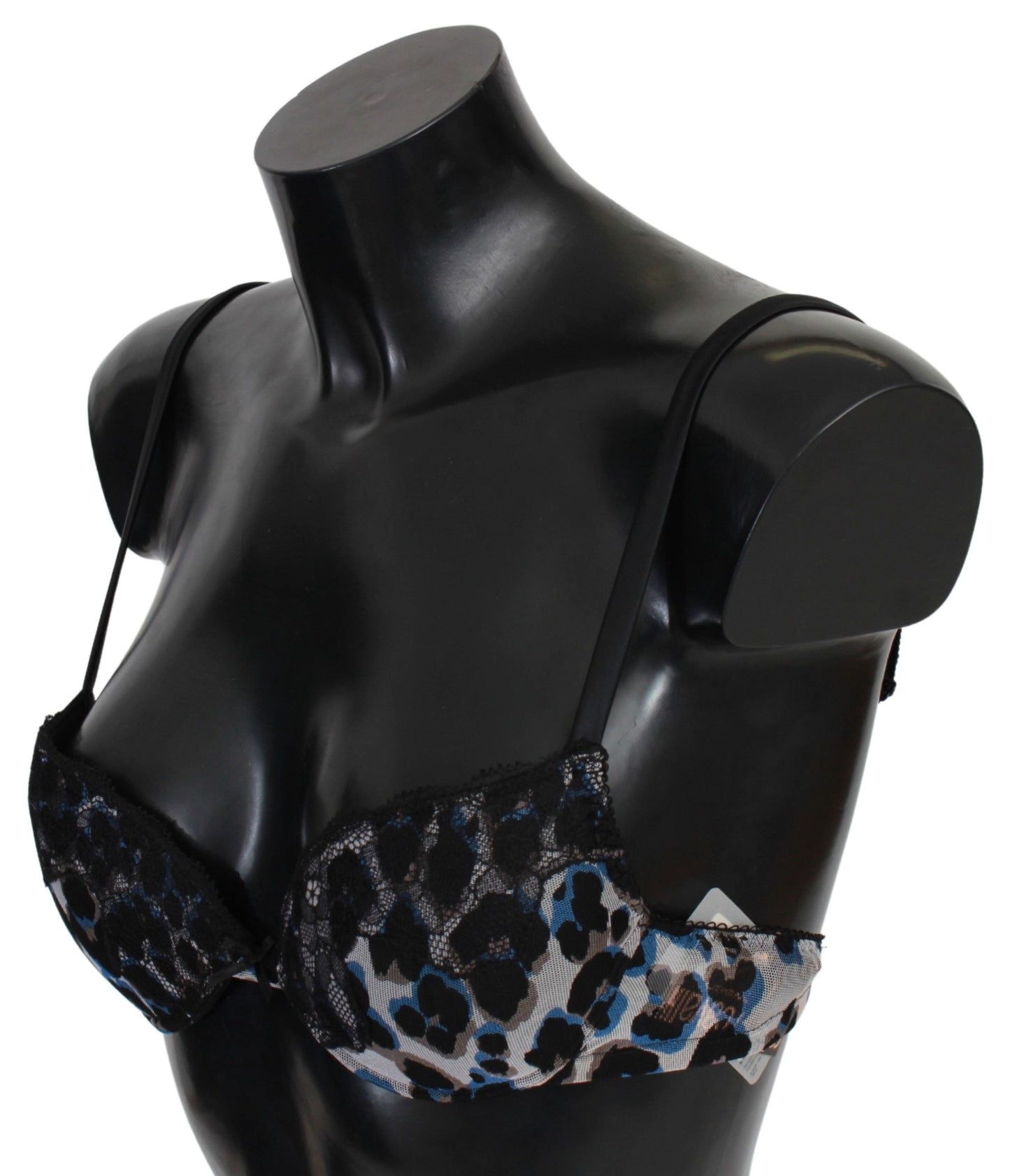 Roberto Cavalli Black Lace Reggiseno Nylon Bra Women's Underwear