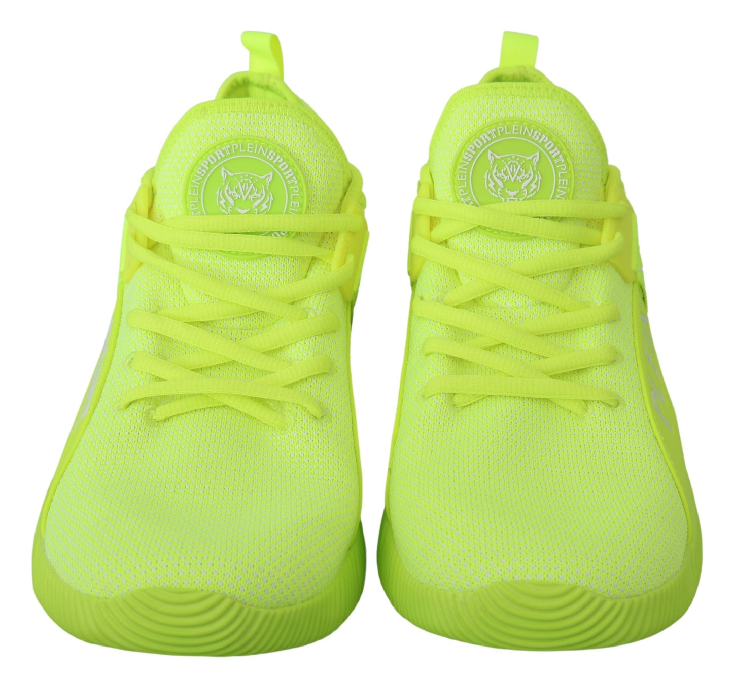 Philipp Plein Green CARTER Logo Hi-Top Sneakers Men's Shoes