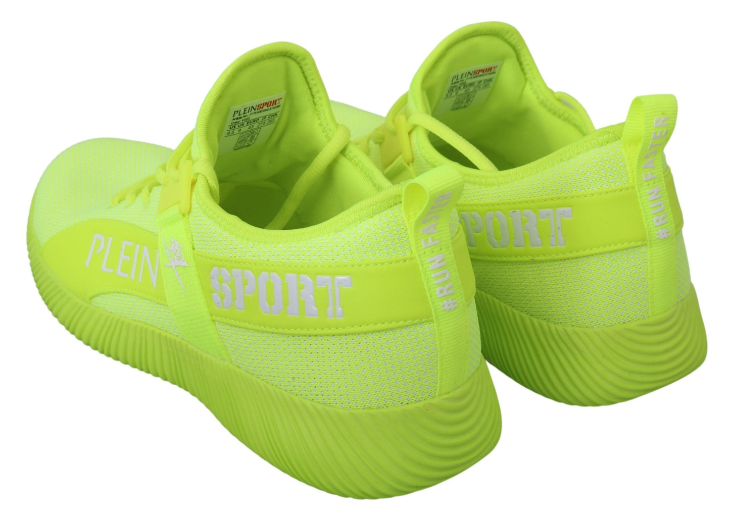 Philipp Plein Green CARTER Logo Hi-Top Sneakers Men's Shoes