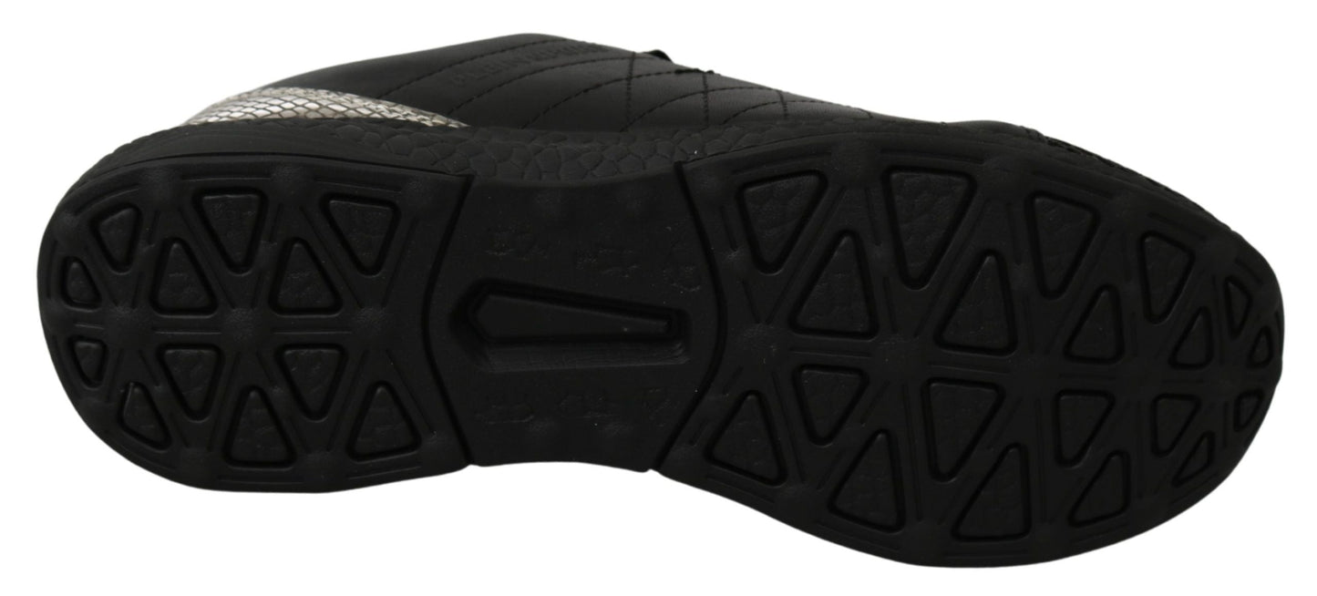 Philipp Plein Black Casual Running Sneakers Women's Shoes