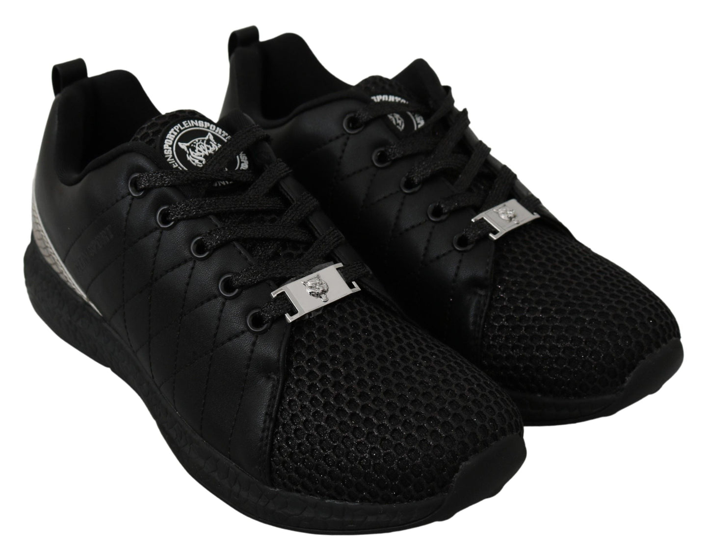 Philipp Plein Black Casual Running Sneakers Women's Shoes
