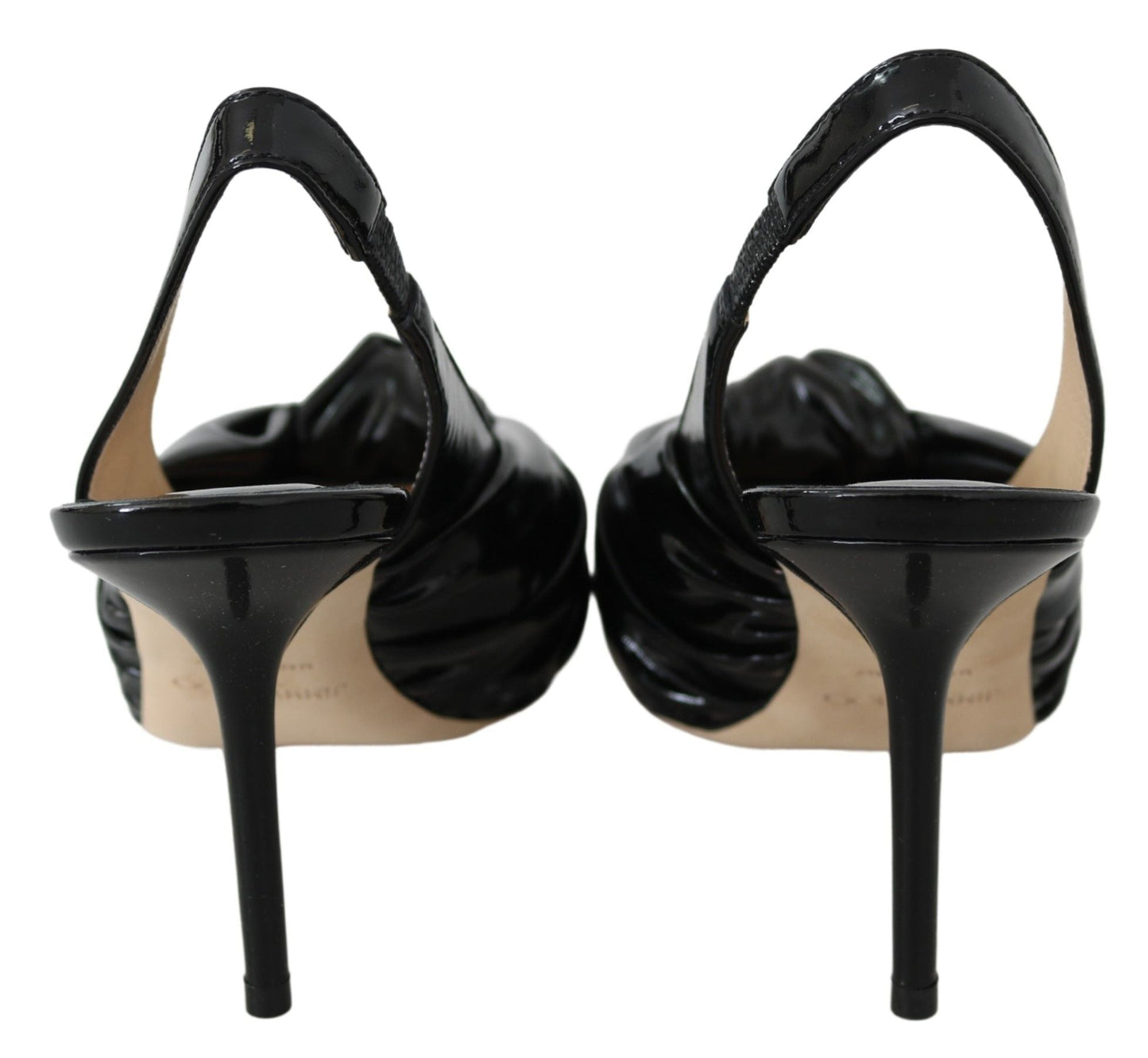 Jimmy Choo Black Patent Leather Annabell 85 Women's Pumps