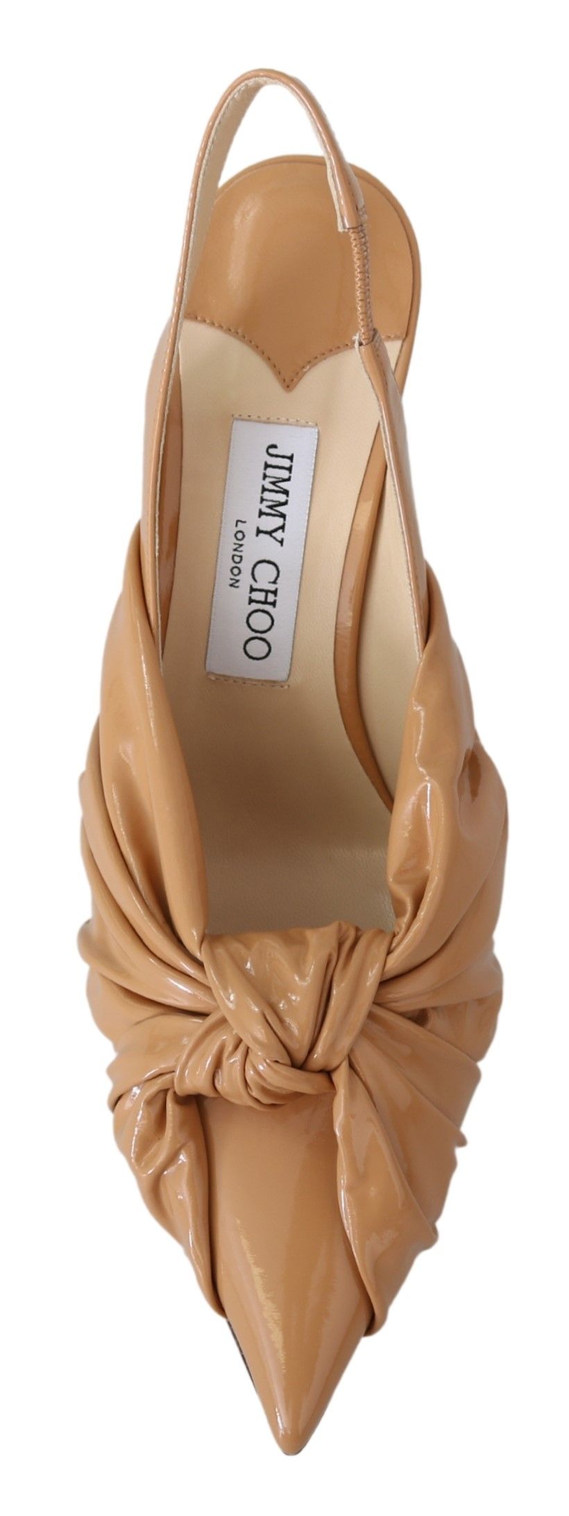 Jimmy Choo Caramel Brown Leather Annabell 85  Women's Pumps
