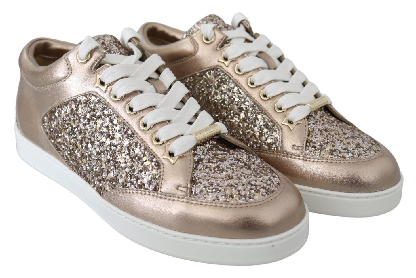 Jimmy Choo Ballet Pink Leather Miami Women's Sneakers