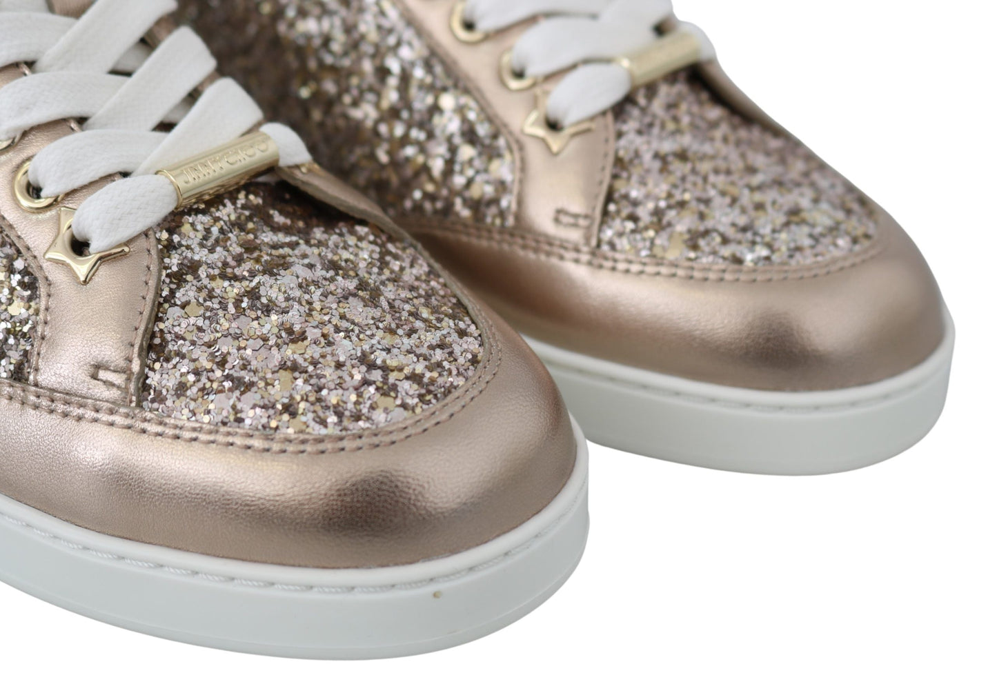 Jimmy Choo Ballet Pink Leather Miami Women's Sneakers