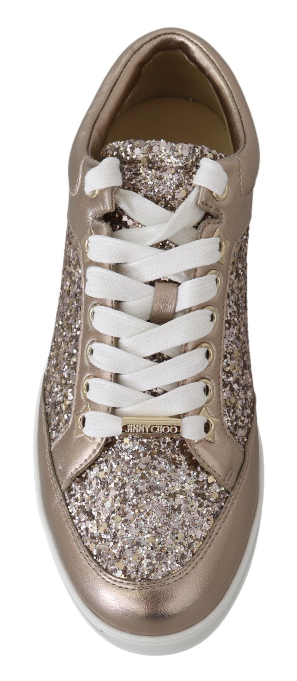 Jimmy Choo Ballet Pink Leather Miami Women's Sneakers