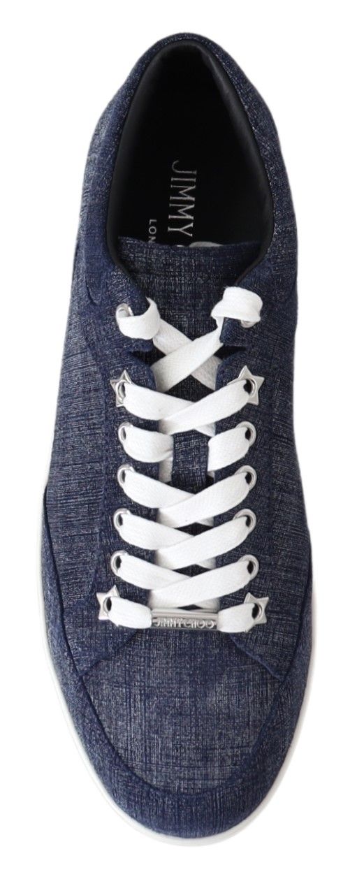 Jimmy Choo Miami Blue Denim Women's Sneakers