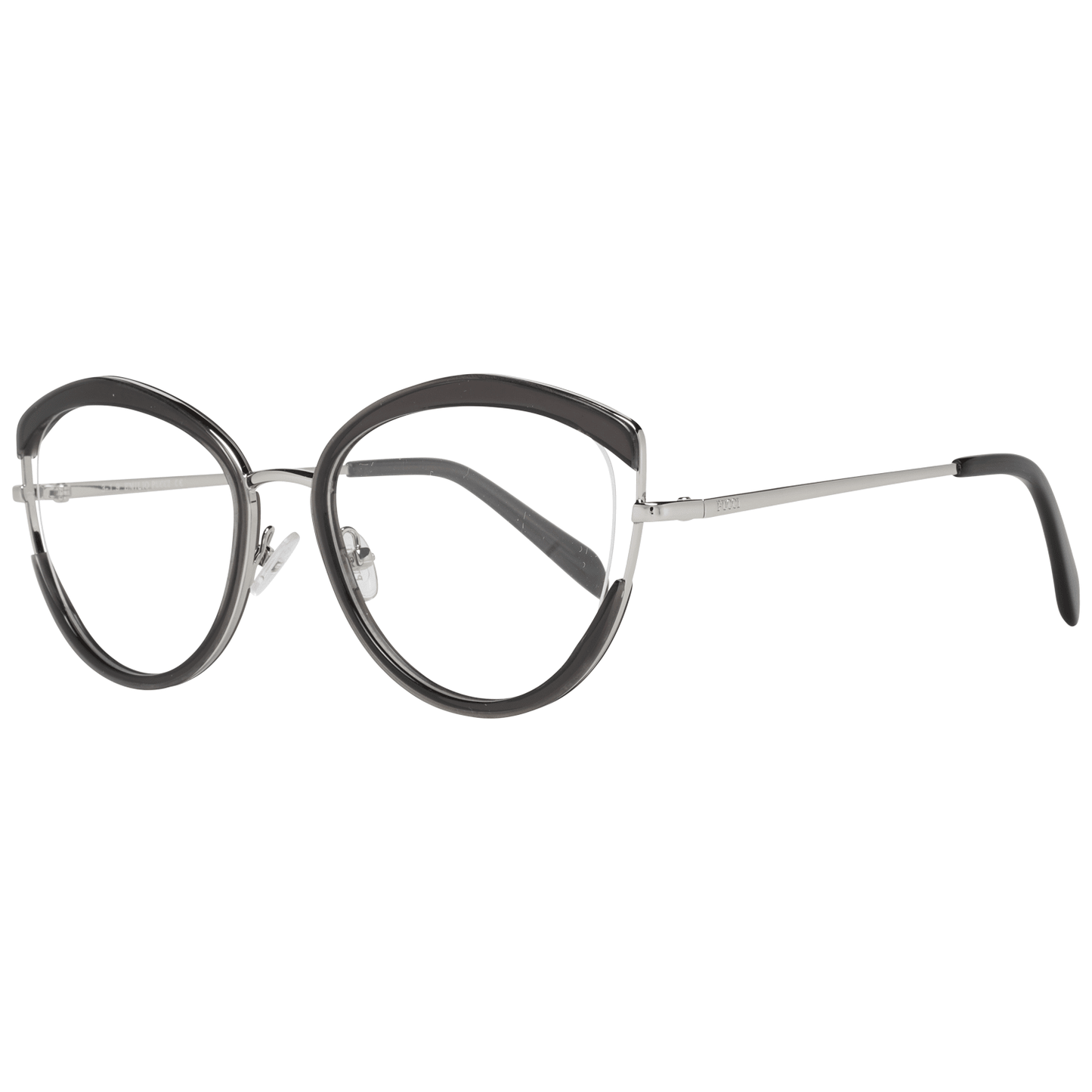 Emilio Pucci Black Metal & Plastic Glasses Women's (Frames)