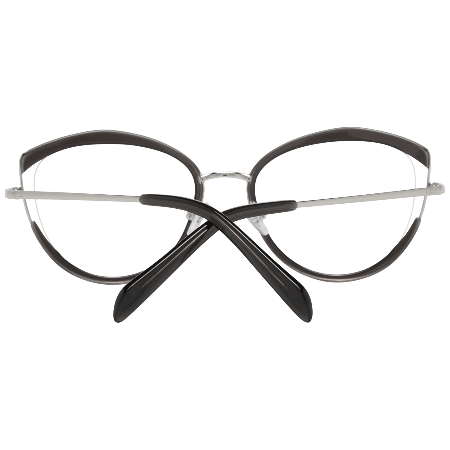 Emilio Pucci Black Metal & Plastic Glasses Women's (Frames)