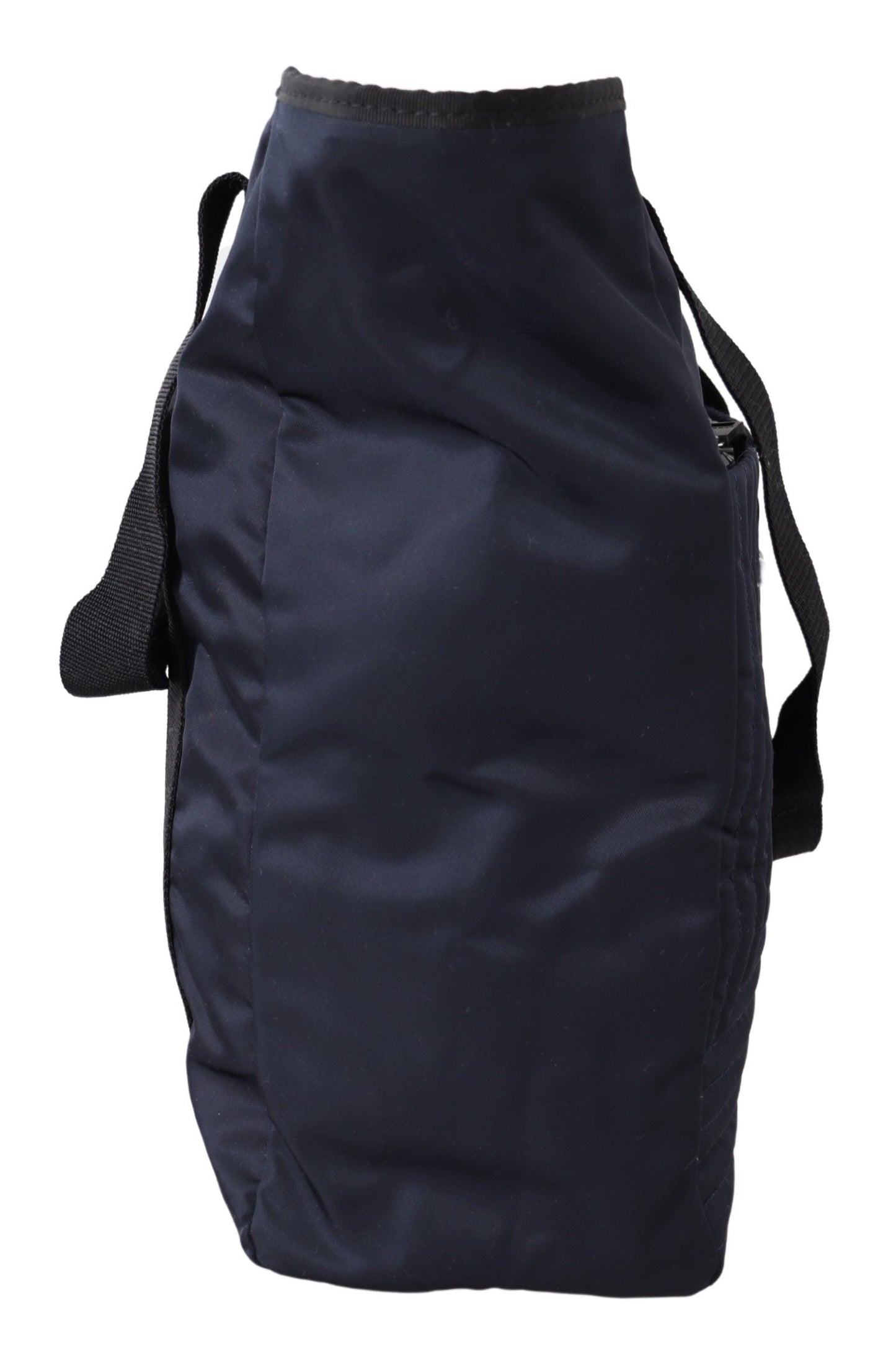 Versace Blue Nylon Tote Men's Bag