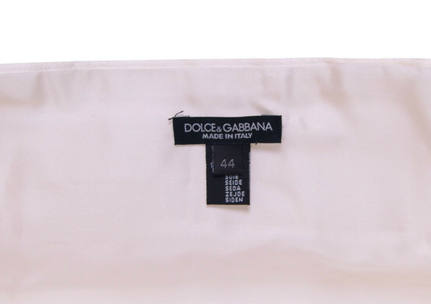 Dolce & Gabbana White Waist Tuxedo Smoking Belt Men's Cummerbund