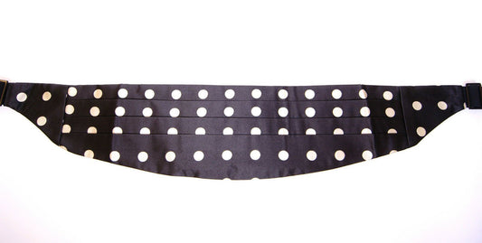 Dolce & Gabbana Black Waist Smoking Tuxedo Cummerbund Men's Belt