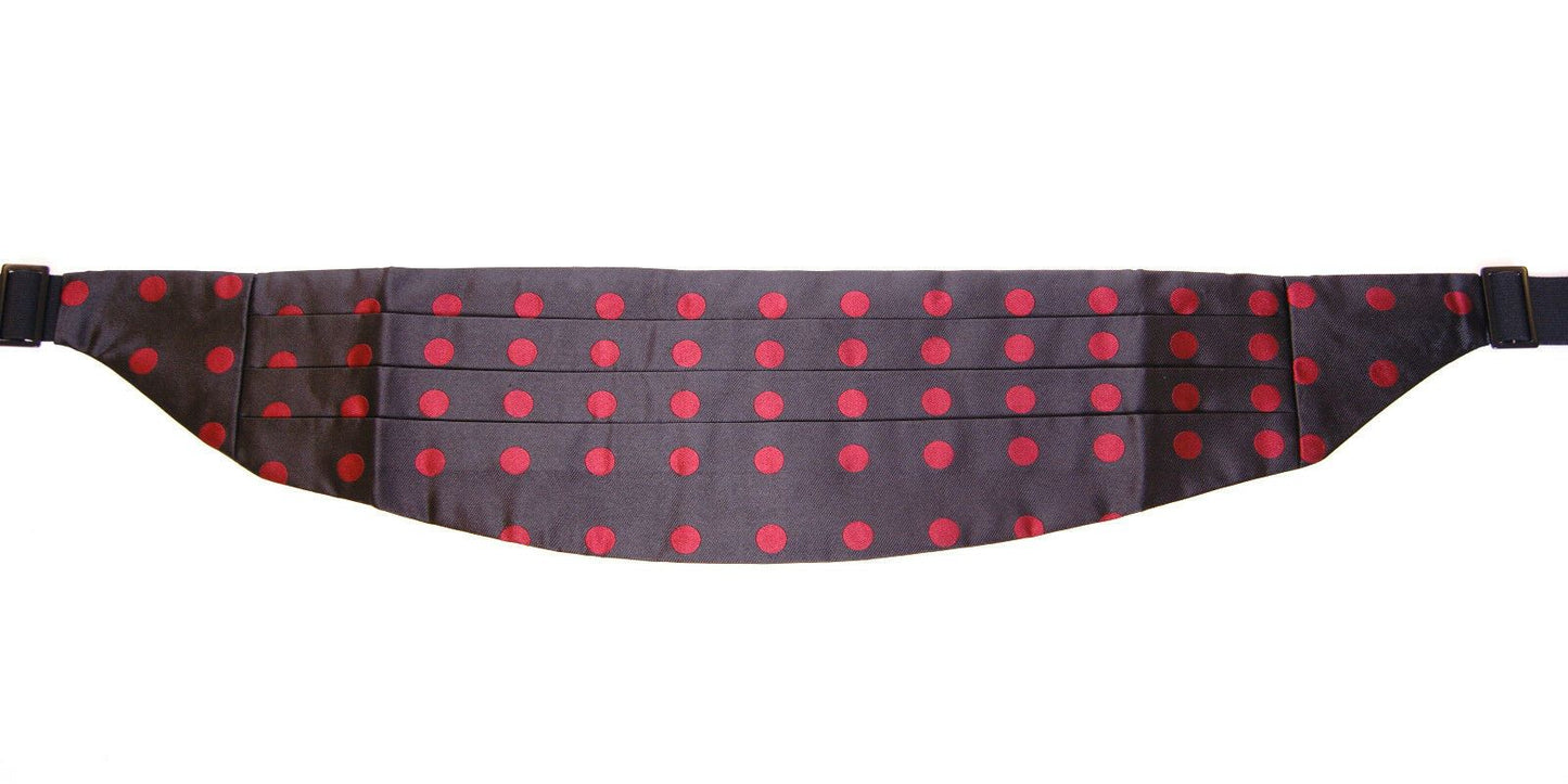 Dolce & Gabbana Black Waist Smoking Tuxedo Cummerbund Men's Belt