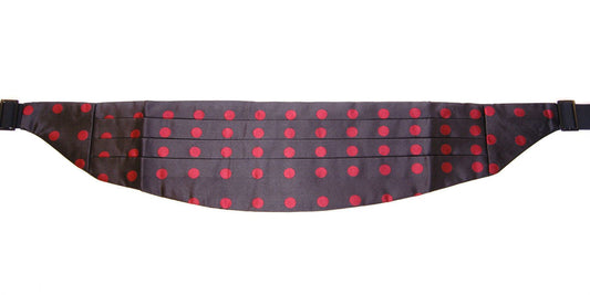 Dolce & Gabbana Black Waist Smoking Tuxedo Cummerbund Men's Belt