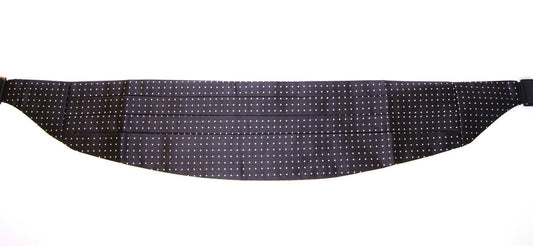 Dolce & Gabbana Black Waist Smoking Tuxedo Cummerbund Men's Belt
