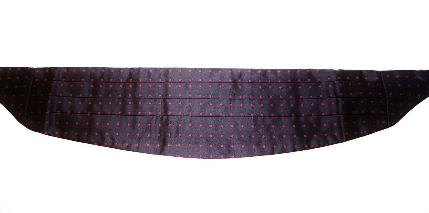 Dolce & Gabbana Black Waist Tuxedo Smoking Belt Men's Cummerbund