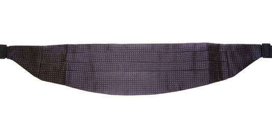 Dolce & Gabbana Black Waist Smoking Tuxedo Cummerbund  Men's Belt