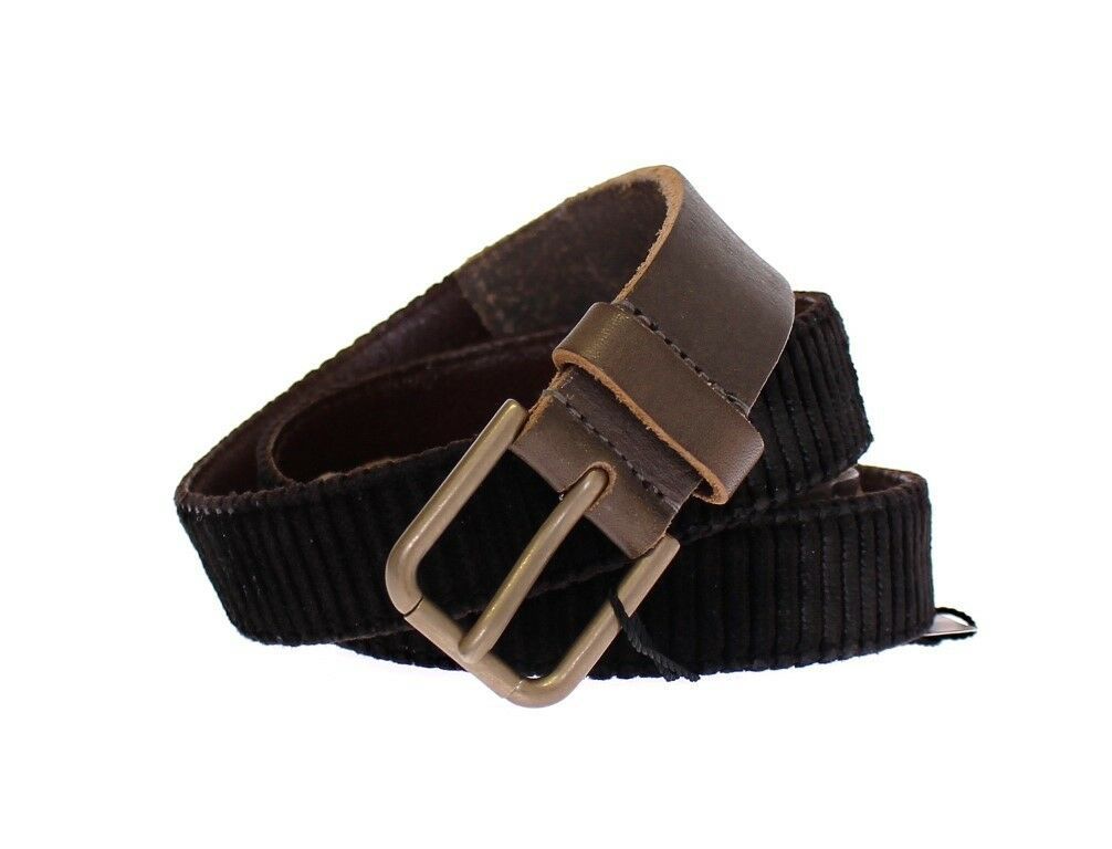 Dolce & Gabbana Brown Leather Logo Cintura G��rtel Men's Belt