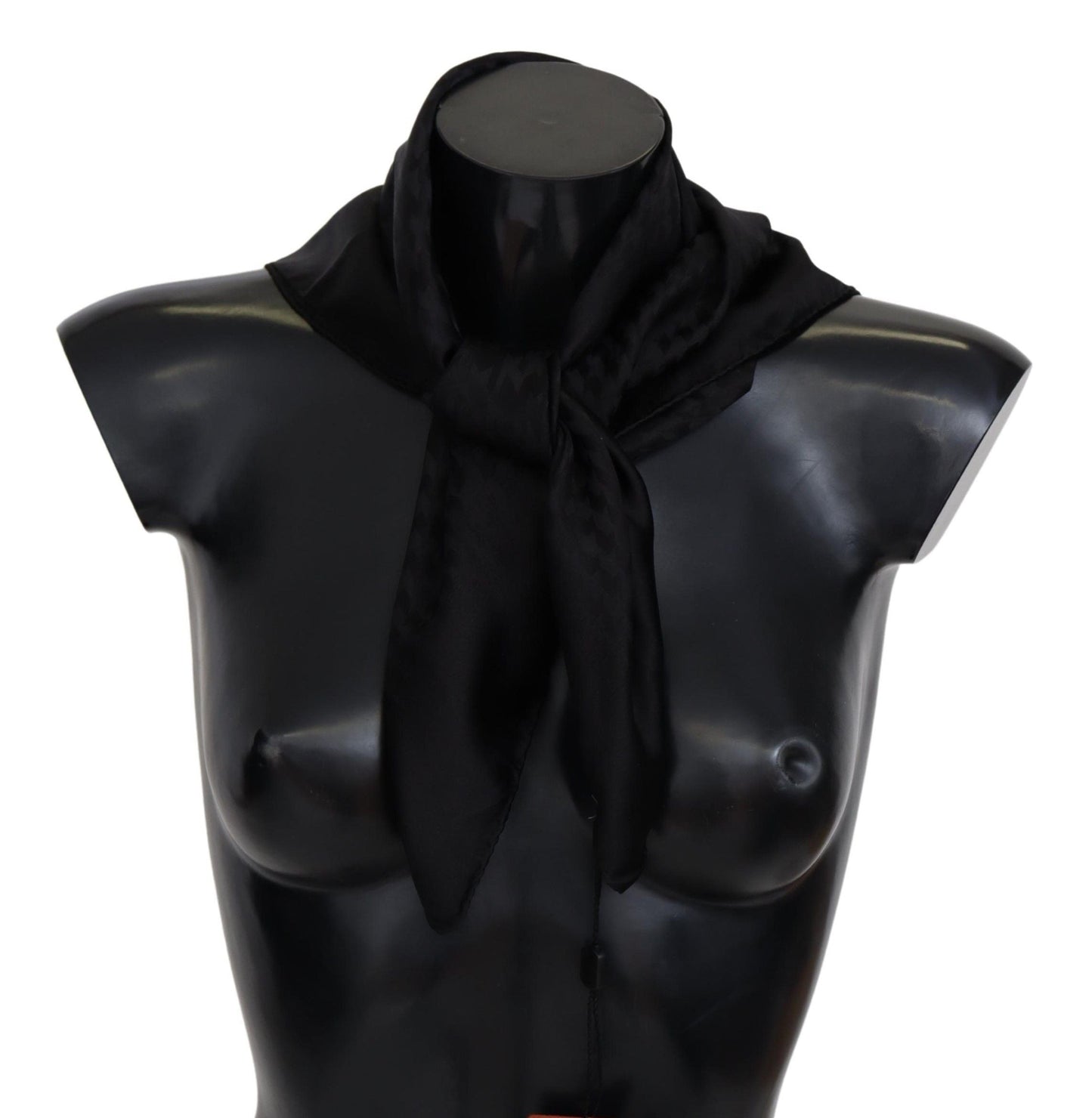 Missoni Black Wool Knit Unisex Neck Wrap Shawl Men's Scarf