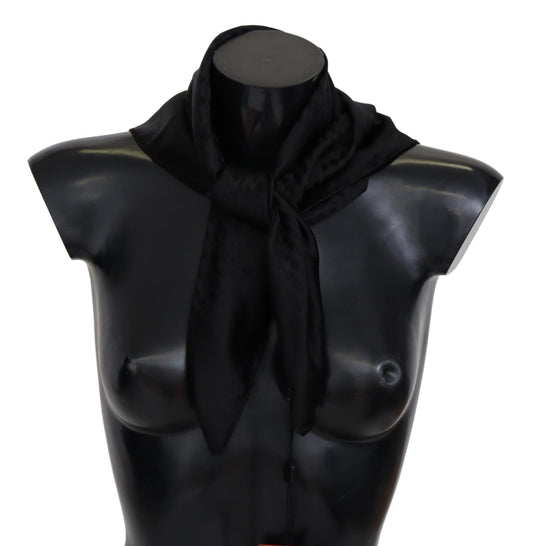 Missoni Black Wool Knit Unisex Neck Wrap Shawl Men's Scarf