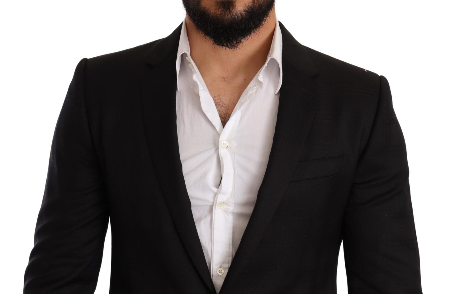 Dolce & Gabbana Black Check MARTINI SLIM FIT 2 Piece Men's Suit
