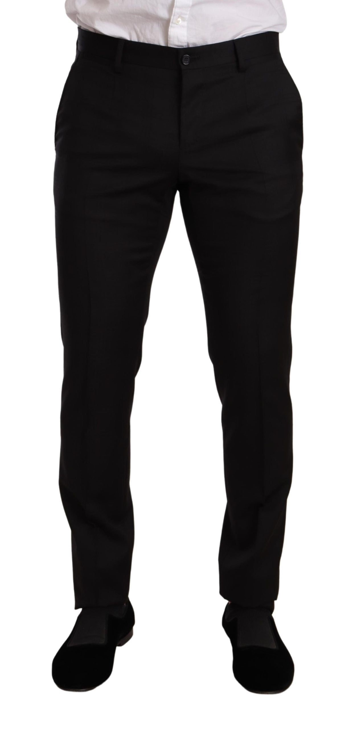 Dolce & Gabbana Black Check MARTINI SLIM FIT 2 Piece Men's Suit