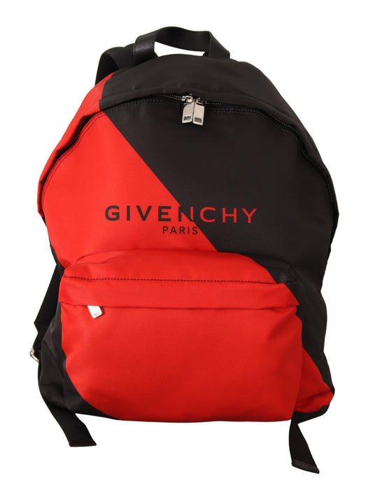 Givenchy Red & Black Nylon Urban Men's Backpack