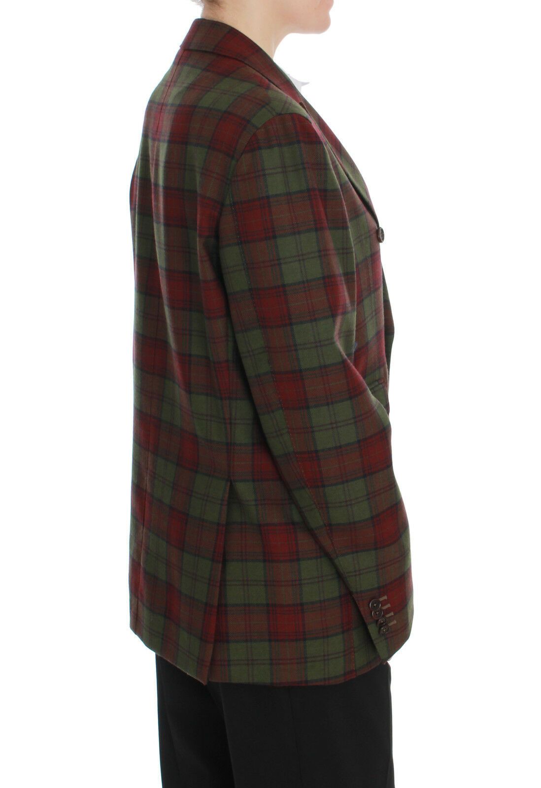 BENCIVENGA Green Wool Double Breasted Women's Bordeaux