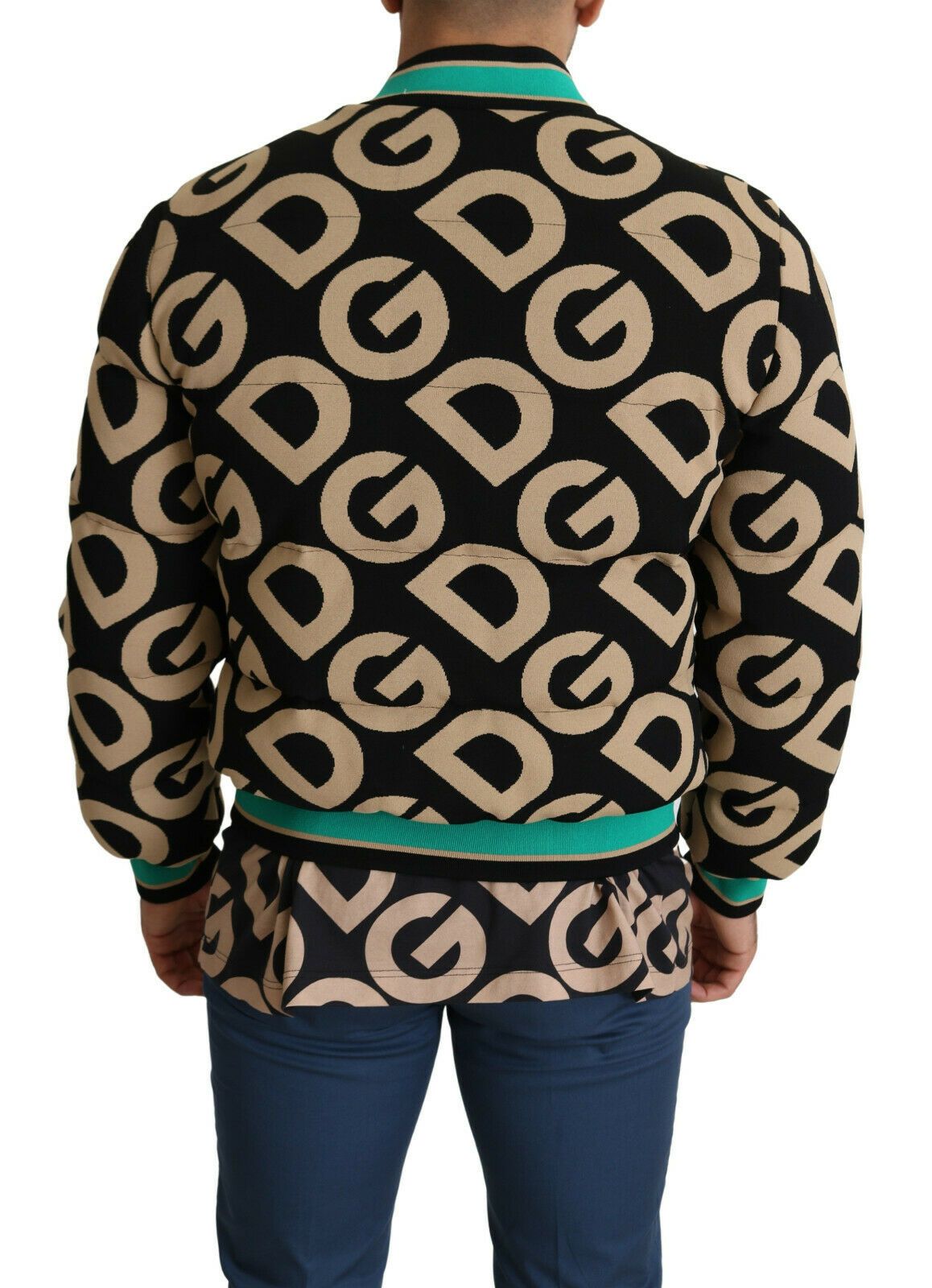 Dolce & Gabbana Multicolor DGMILLENNIALS Logo Print Men's Jacket