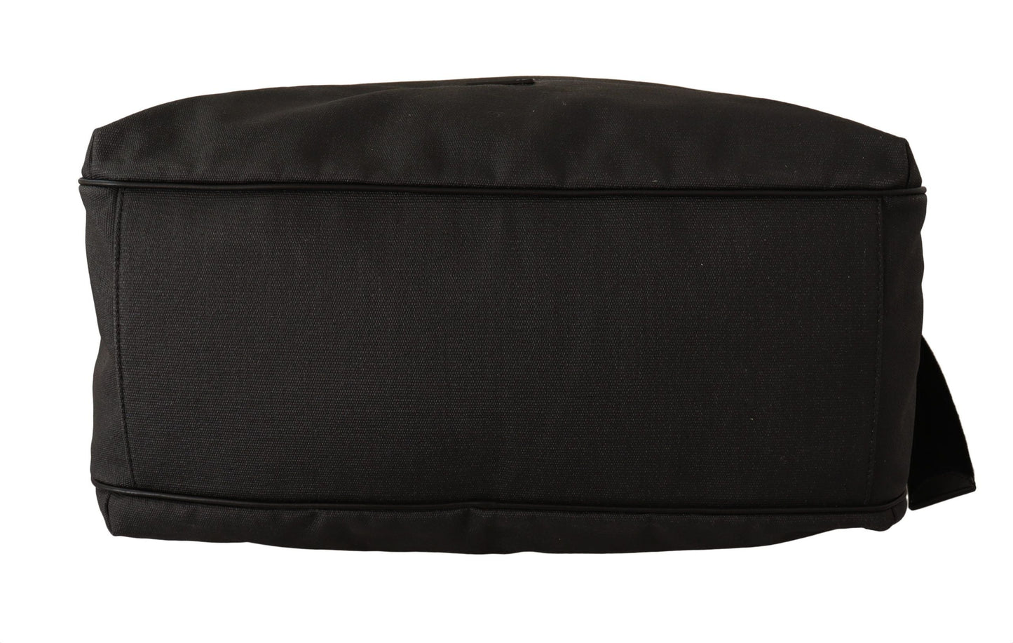 Dolce & Gabbana Black Denim Leather Shoulder Strap Messenger Men's Bag
