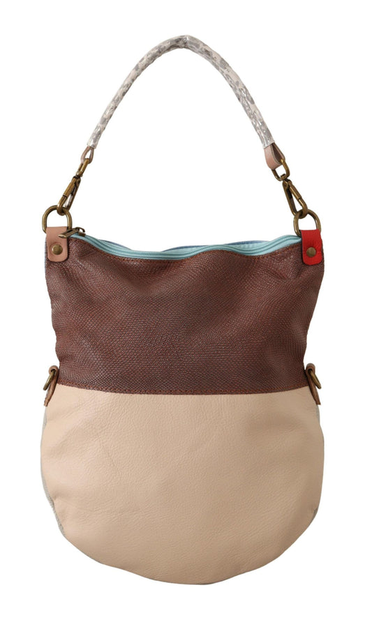 EBARRITO Multicolor Genuine Leather Shoulder Tote Women Women's Handbag