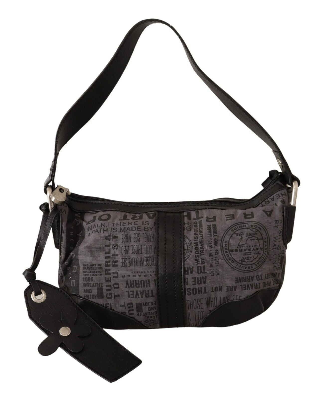 WAYFARER Gray Printed HandWomen's Shoulder Purse Fabric Women's Bag