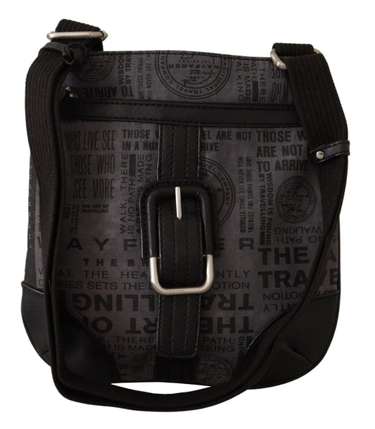 WAYFARER Gray Printed Logo Shoulder Crossbody Purse Women's Bag