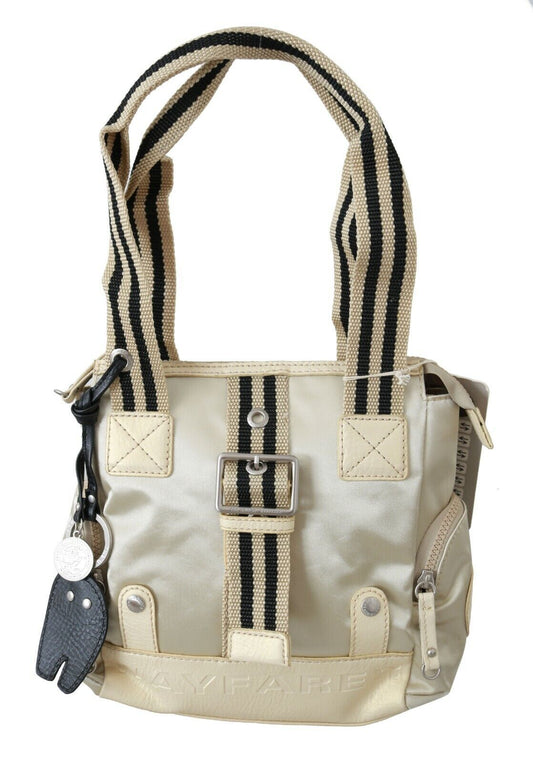 WAYFARER Beige Handbag Shoulder Tote Fabric Women's Purse