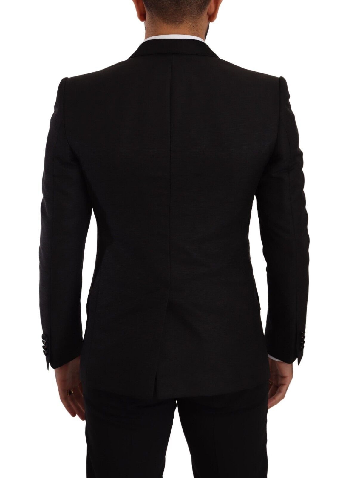 Dolce & Gabbana Black Slim Fit 2 Piece SICILIA Men's Blazer