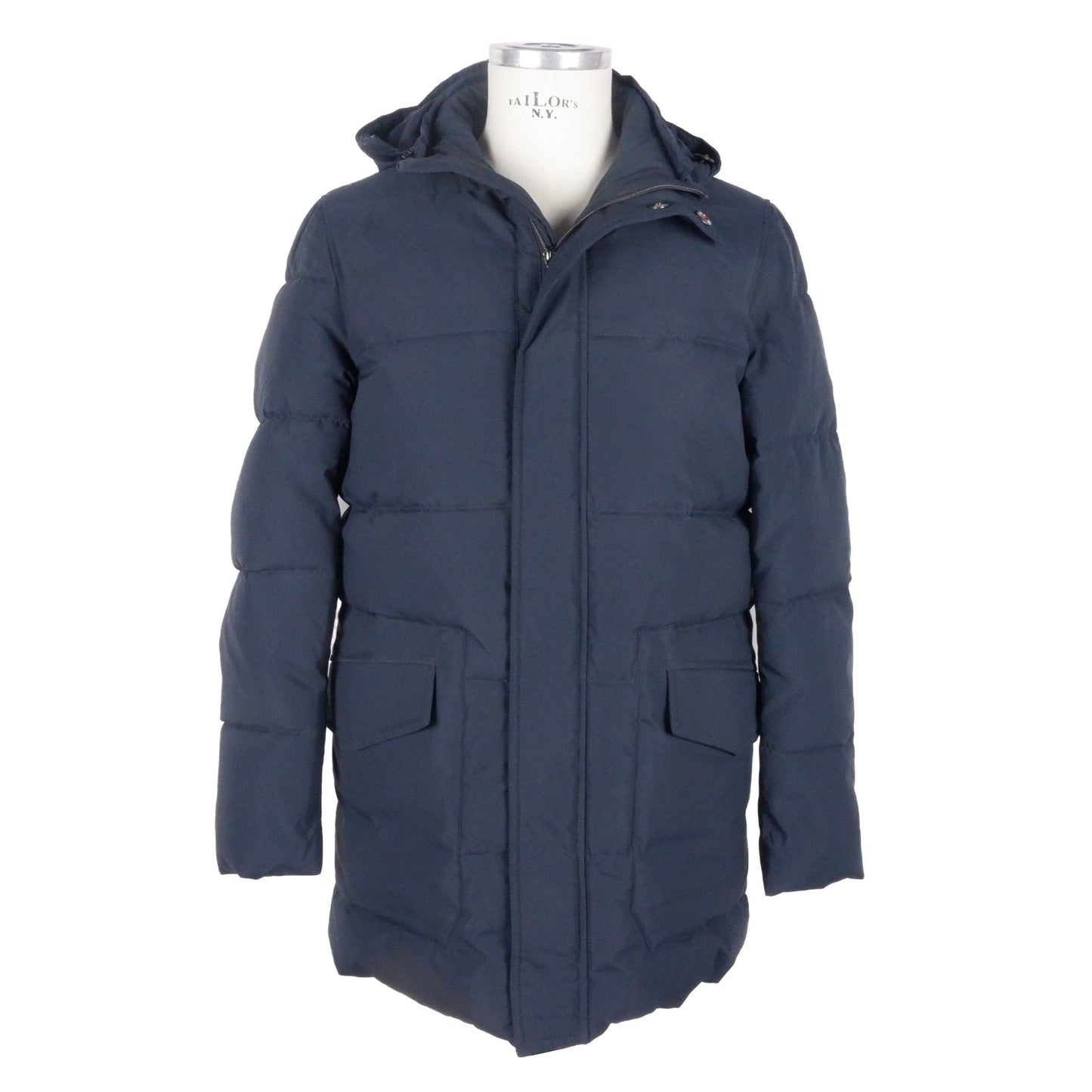 Emilio Romanelli Blue Polyester Men's Jacket