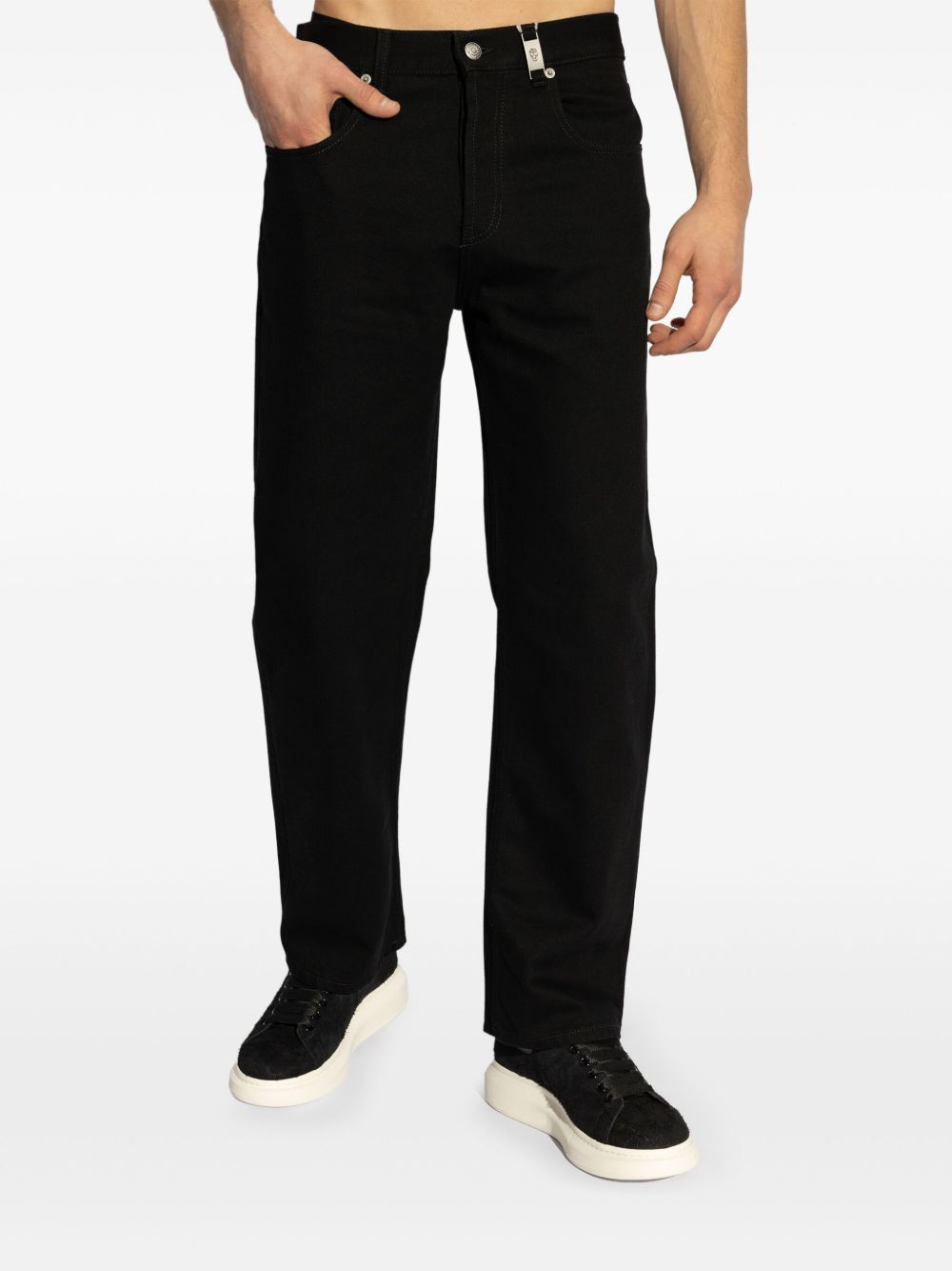 Alexander Mcqueen Men's Straight-Leg Jeans