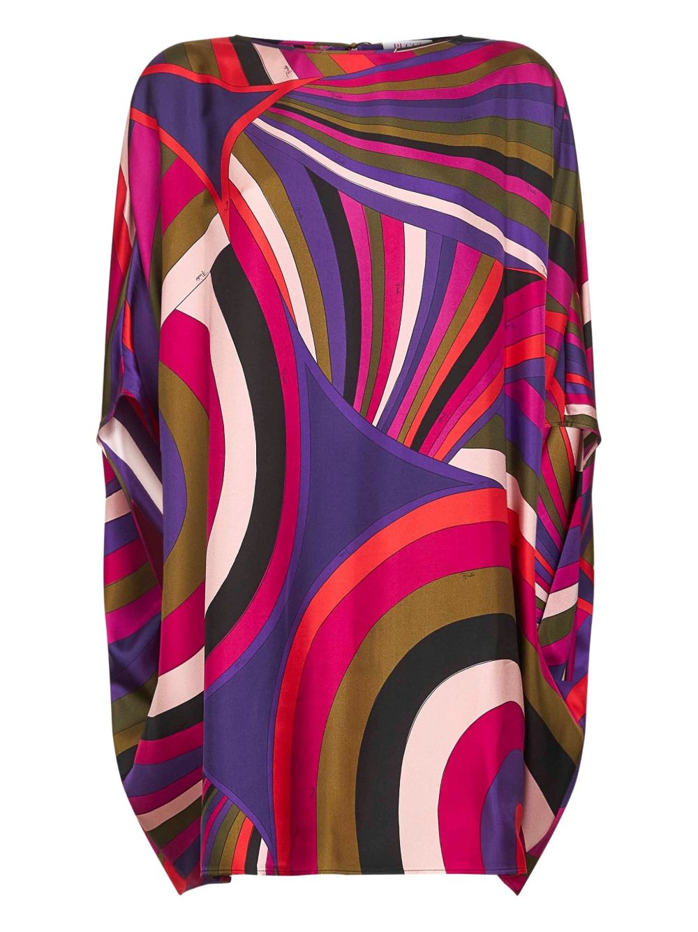 Pucci Women's Abstract-Pattern Print Cape Dress