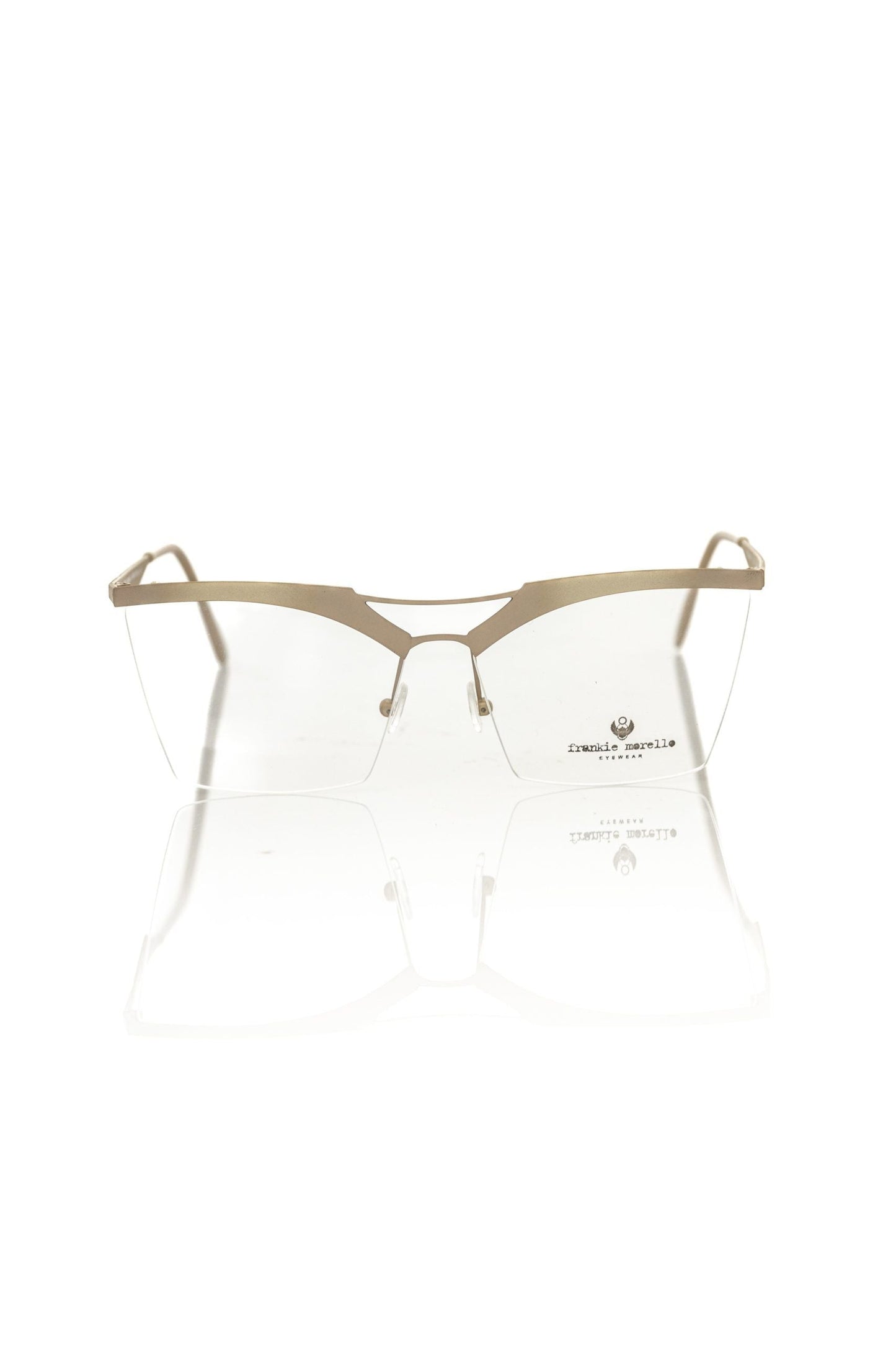Frankie Morello Brown Metallic Women's Eyeglass Women's Frame