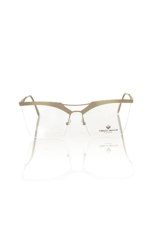 Frankie Morello Brown Metallic Women's Eyeglass Women's Frame