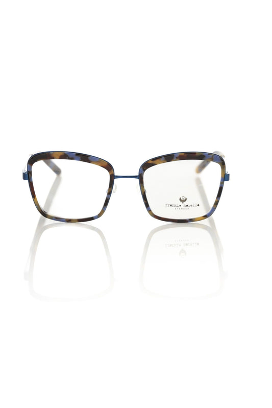 Frankie Morello Blue Metallic Women's Eyeglass Women's Frame